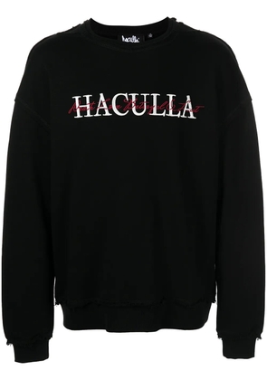 Haculla Haculla embroidered sweatshirt - Black