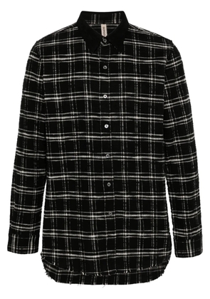 Giorgio Brato tartan-check shirt - Black