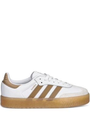adidas Sambae three-stripe sneakers - White