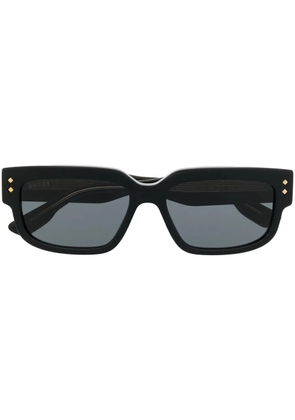 Gucci Eyewear rectangle-frame tinted sunglasses - Black