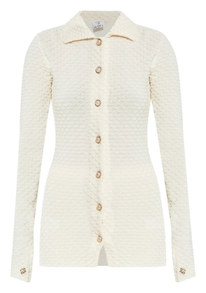 Casablanca textured shirt - White