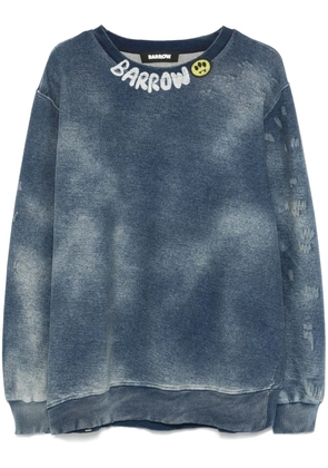 BARROW denim sweatshirt - Blue