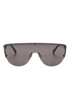 Alexander McQueen Eyewear shield-frame sunglasses - Black