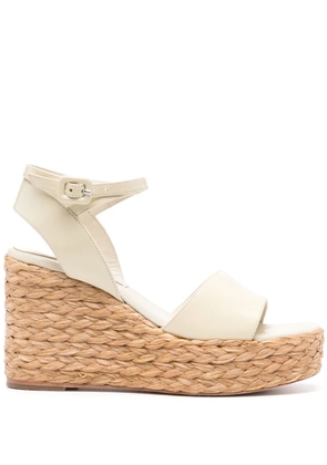 Paloma Barceló Riu 95mm leather espadrilles - White