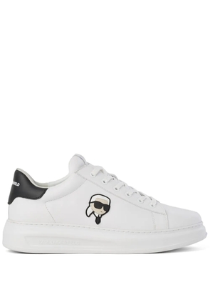 Karl Lagerfeld Ikon NFT Kapri leather sneakers - White