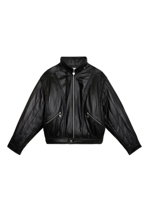 MARANT Yosri leather jacket - Black