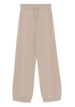Lorena Antoniazzi straight-leg drawstring sweatpants - Brown
