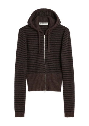 OUR LEGACY Compact long-sleeve cardigan - Brown