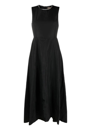 Peserico flared long dress - Black