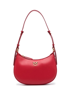 PINKO Love Birds leather shoulder bag - Red