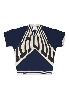 RHUDE logo-print T-shirt - Blue