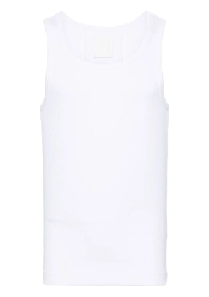 Givenchy ribbed tank top - White