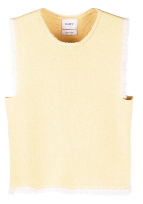 Barrie fringe-trim top - Yellow