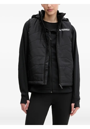 adidas quilted hooded vest - Black