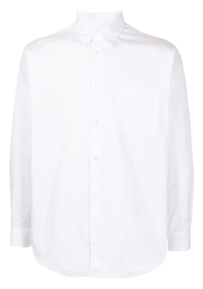 Comme Des Garçons Shirt long-sleeve cotton shirt - White