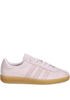 adidas Bermuda three-stripe lace-up sneakers - Pink