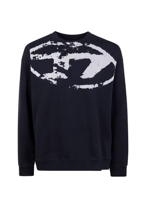 Diesel S-Boxt-N5 logo-print crew-neck sweatshirt - Blue