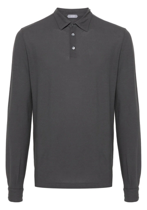 Zanone Ice cotton polo shirt - Grey