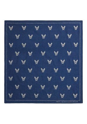Ralph Lauren RRL star-pattern square scarf - Blue
