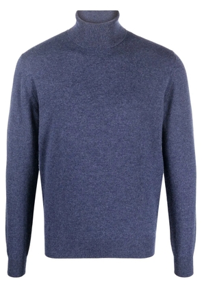 Corneliani roll-neck cashmere jumper - Blue