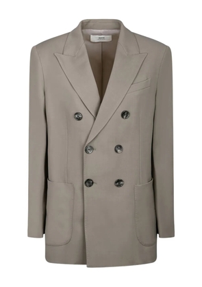 AMI Paris double-breasted blazer - Neutrals
