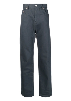 Undercover patch-pocket straight-leg jeans - Black