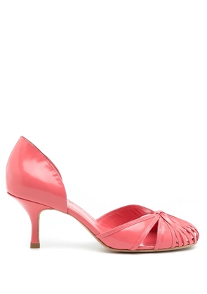 Sarah Chofakian cut-out detail pumps - Pink