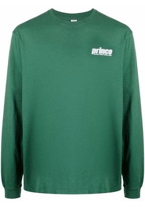 Sporty & Rich logo-print long-sleeve t-shirt - Green