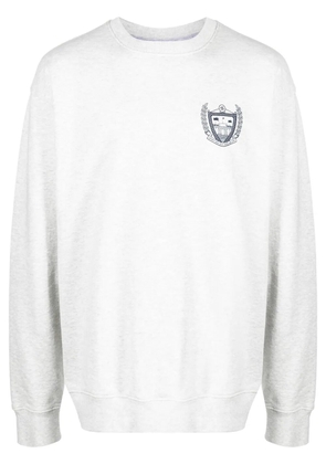Sporty & Rich logo crew-neck sweatshirt - Grey