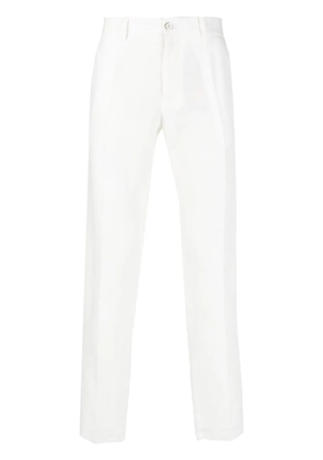 Dolce & Gabbana mid-rise tailored trousers - White