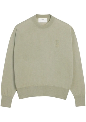 AMI Paris Ami De Coeur wool jumper - Green
