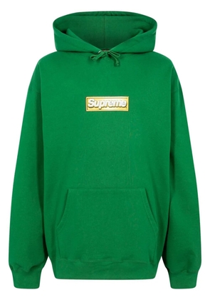 Supreme Bling Box Logo drawstring hoodie - Green
