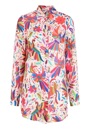 Olympiah Mexico graphic-print shirt - White