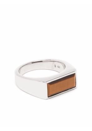 Tom Wood peaky tiger eye ring - Silver