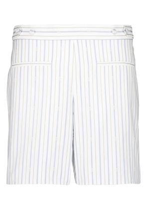 Alexander McQueen striped shorts - White