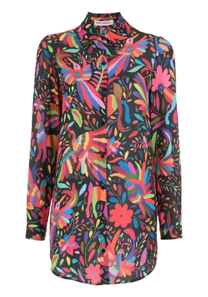 Olympiah Mexico graphic-print shirt - Black