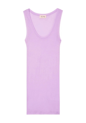 American Vintage Massachusetts round-neck tank top - Purple