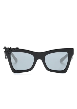 Dolce & Gabbana Eyewear oversize butterfly sunglasses - Black