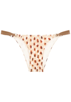 Lenny Niemeyer leopard-print bikini bottoms - Neutrals