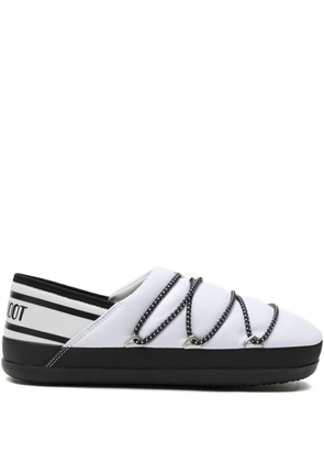 Moon Boot Icon lace-up slip-ons - White