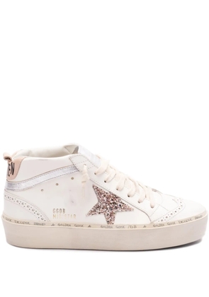 Golden Goose Mid-star high-top sneakers - White