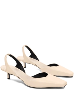 LouLou de Saison square toe slingback pumps - Neutrals