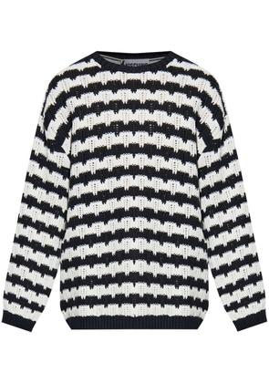Moschino striped sweater - White