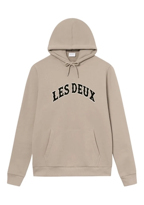Les Deux Brady logo-print hoodie - Neutrals