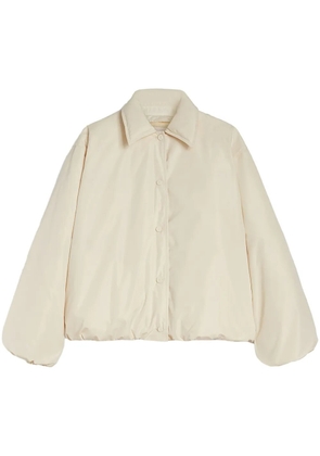 Jil Sander padded bomber jacket - Neutrals