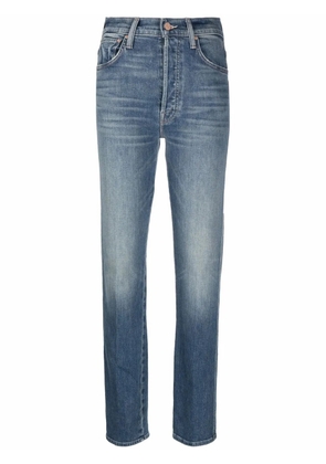 MOTHER faded straight-leg jeans - Blue