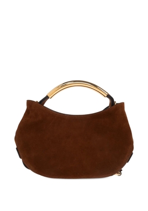 Moschino Handle Me rounded shoulder bag - Brown