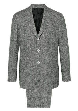 Eleventy checkered suit - Black