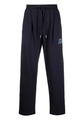 Opening Ceremony logo-embroidered straight trousers - Blue