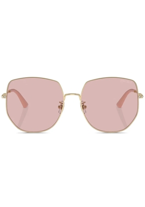 Jimmy Choo Eyewear square-frame sunglasses - Gold